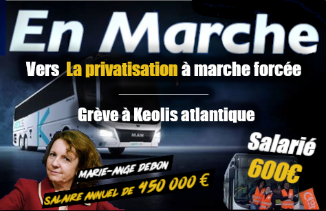 Keolis Nantes : La privatisation à marche forcée