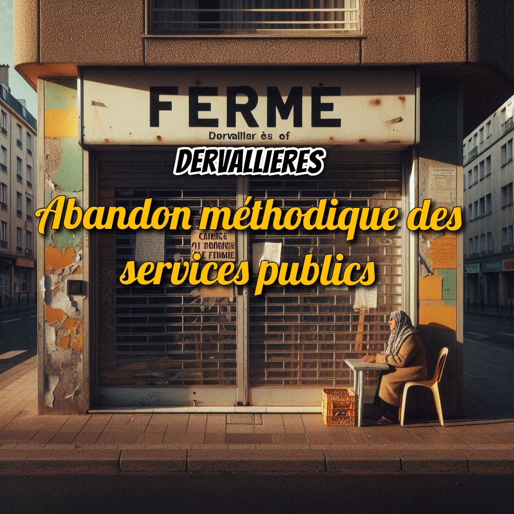 Dervallières : l&rsquo;abandon méthodique des services publics