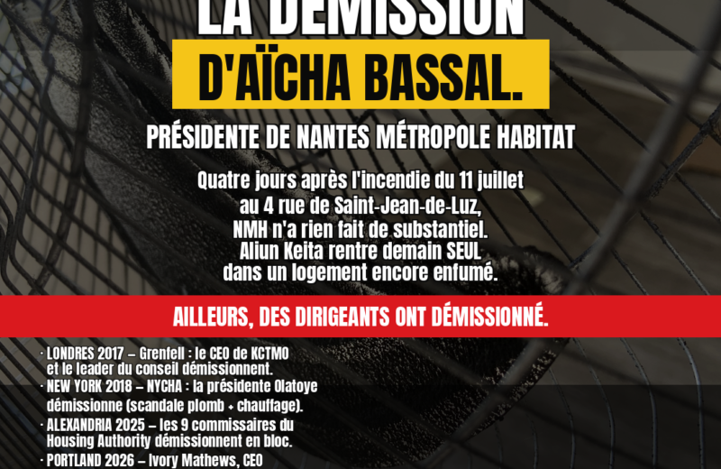 LFI Nantes-Sud Clos-Toreau exige la démission d&rsquo;Aïcha Bassal, présidente de Nantes Métropole Habitat
